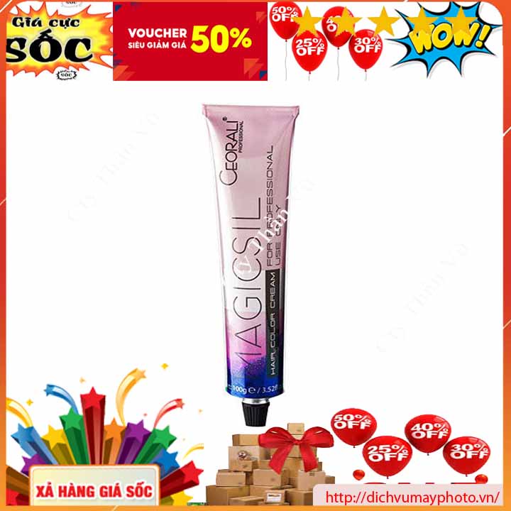 Thuốc Nhuộm Tóc Magicsil CEORALI Với 16 Màu lên Màu Đẹp kholinhkienmayin
