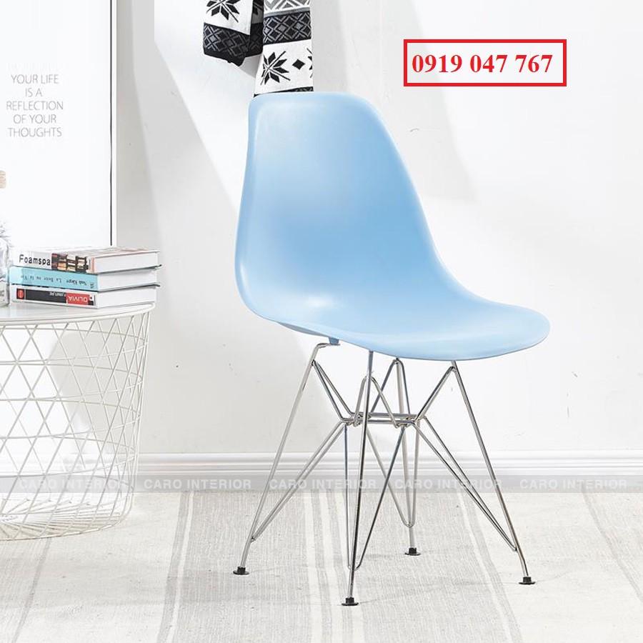 GHẾ NHỰA EAMES CHÂN SẮT 1028A | BigBuy360 - bigbuy360.vn