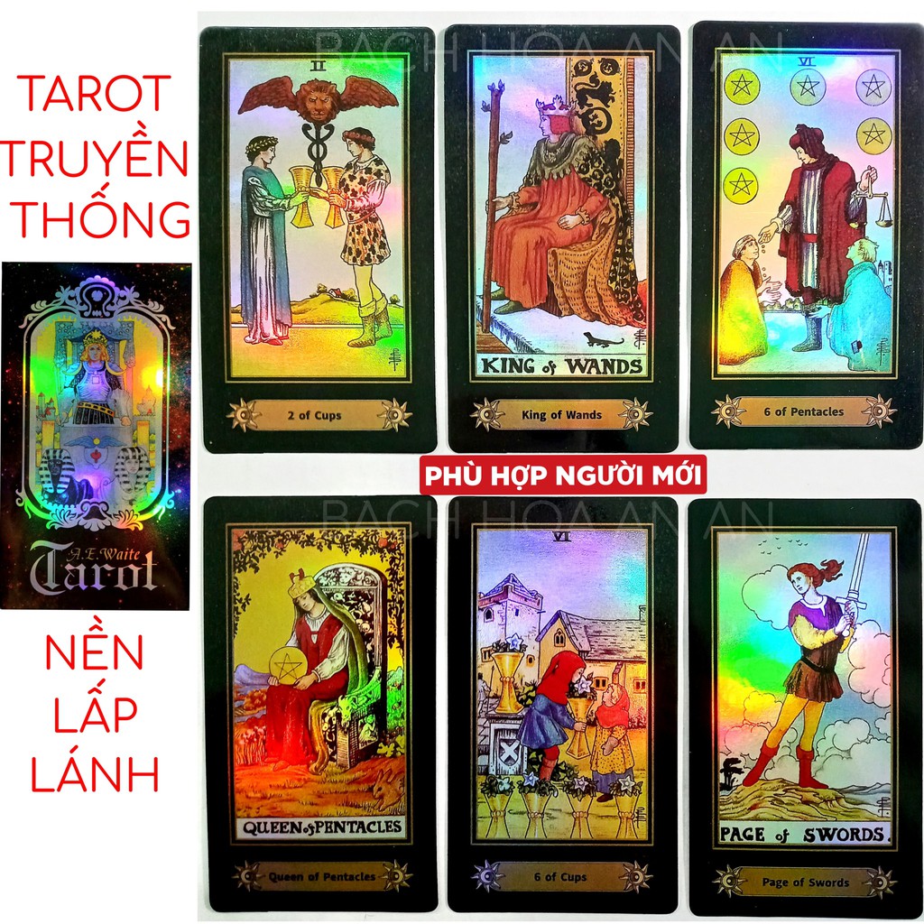 Bộ bài Tarot of the divine, Witches tarot, Rider waite, Smith waite, Britt's Britts third eye tarot, Crystal Vision