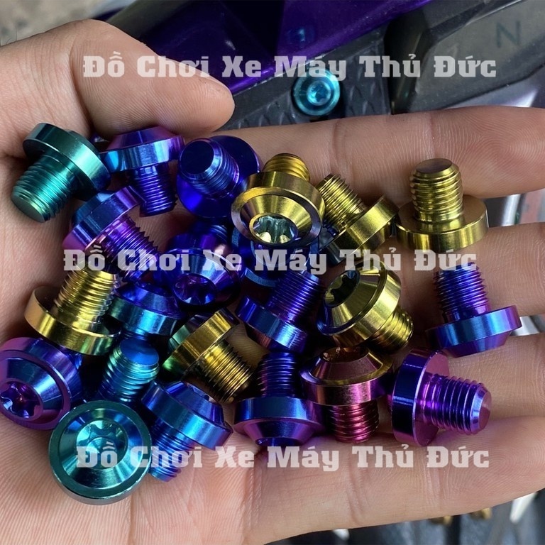 Ốc Chân Gương Titan Gr5 Wave, sirius, exciter - Chính Hãng - Bảo Hành