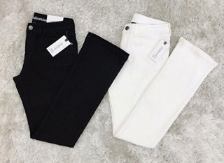 quẩn jeans  ống loe dài