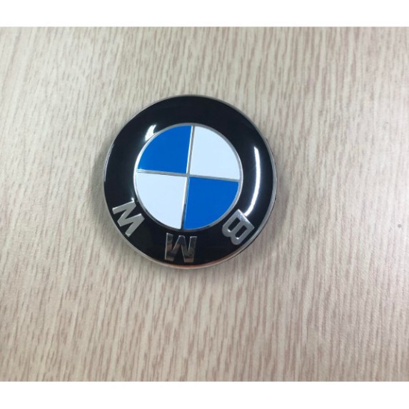 Sản phẩm Logo chụp mâm, vành bánh xe ô tô hãng BMW có Đường kính 55MM và 68MM .