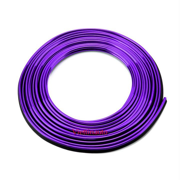 Chỉ nẹp viền 3D trang trí nội thất ô tô - cuộn dài 5 mét Chỉ Nẹp Viền Trang Trí Nội Thất Ô Tô Xe Hơi