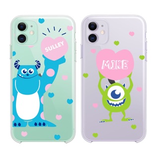 Iphone 6 đến 11 pro max - ốp trong dẽo 100% - in hình Mike và Sulley