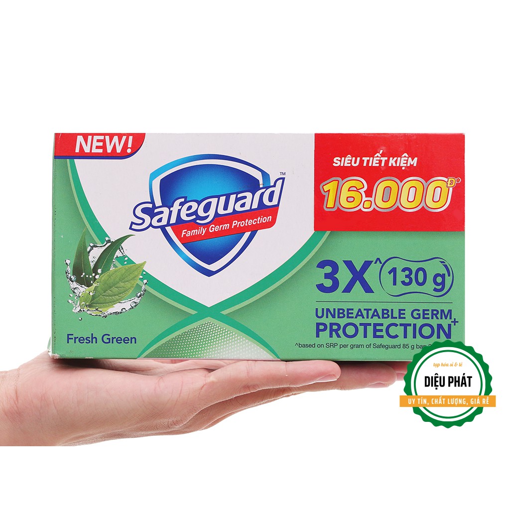 ⚡️ [Combo 3] Xà Phòng, Xà Bông Cuc Safeguard Thảo Mộc Thơm Mát 130g/Cục