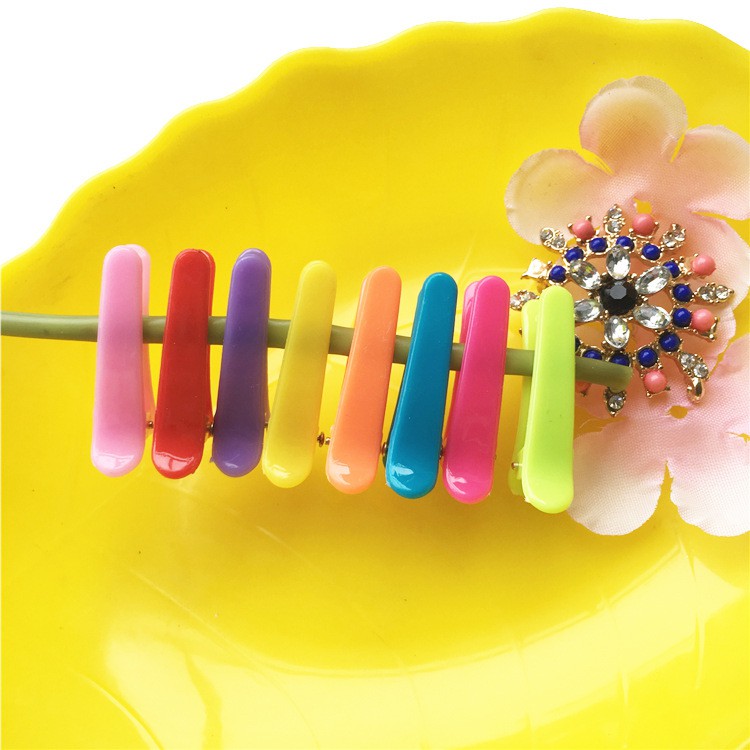 Kẹp tóc mỏ vịt nhiều màu sắc xinh xắn tuỳ chọn hợp thời trang nguồn hàng buôn sỉ