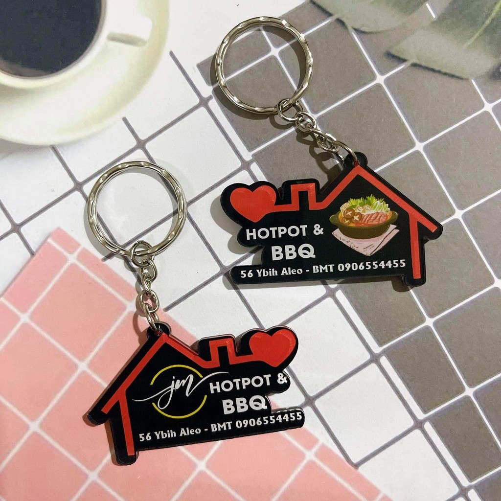 Móc khóa mica in hình theo yêu cầu.Giá xưởng. 1 cái cũng làm.Miễn phí thiết kế