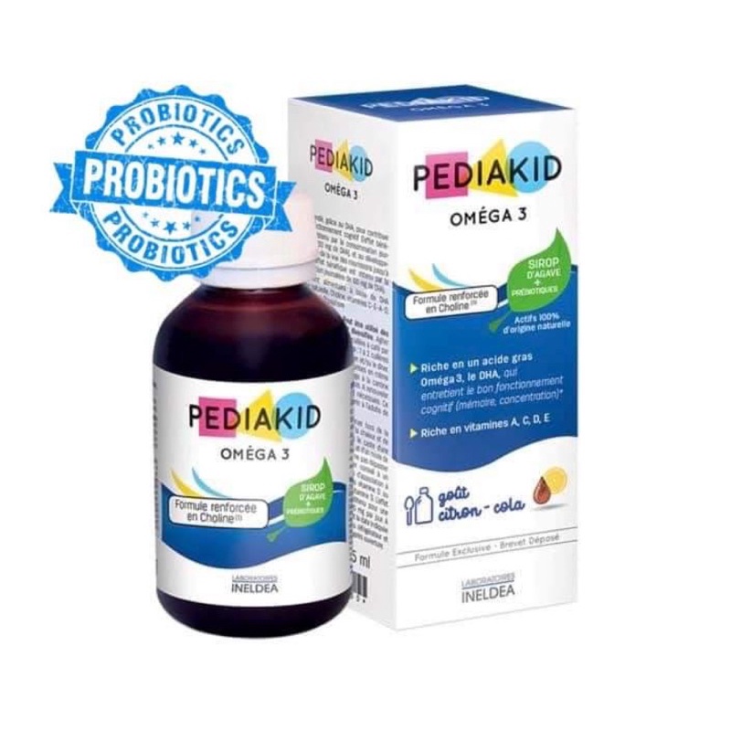 Pediakid Omega 3 cho bé bổ sung dha