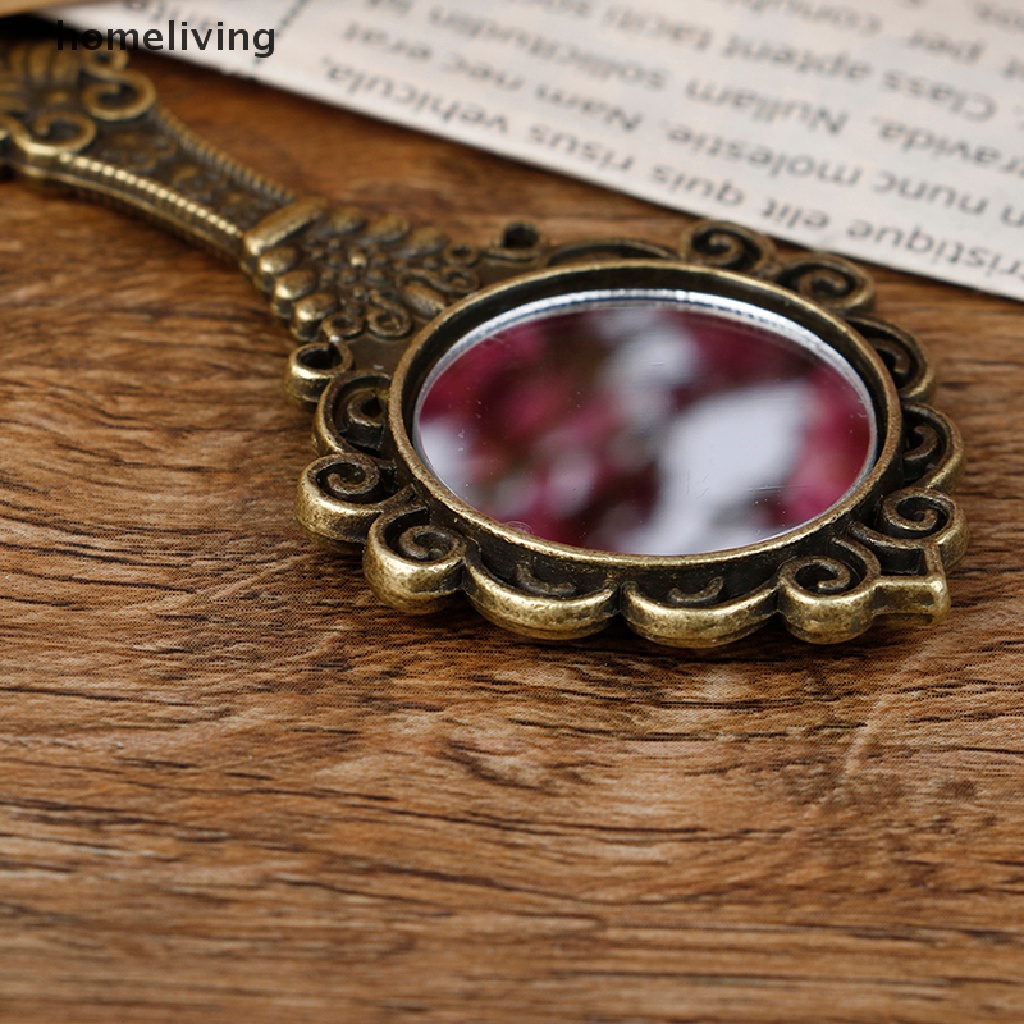 Gương Khung Kim Loại Trang Trí Nhà Búp Bê Tỉ Lệ 1: 6