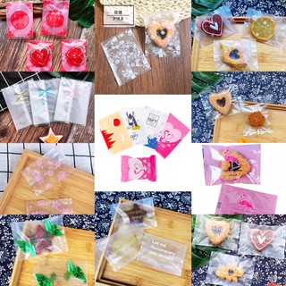Túi cookie 7*10 (nhiều mẫu) set 100c