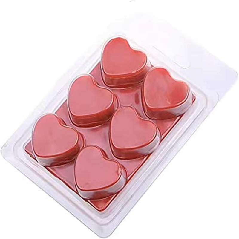 Khuôn Làm Sáp Tẩy Lông Trái Tim Trong Suốt Tiện Dụng