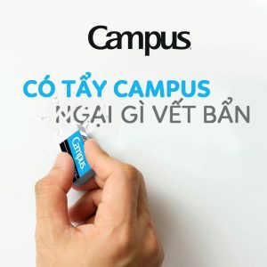 Tẩy Gôm Campus Black ER-BLA-30 màu đen