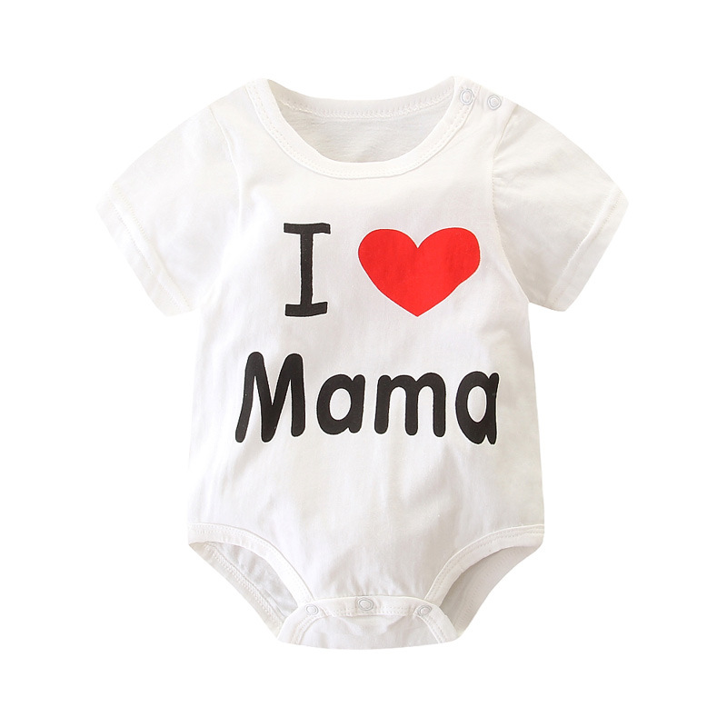 Jumpsuit bodysuit Romper liền mảnh vải Cotton in hoạt hình One piece cho các bé nhỏ sơ sinh