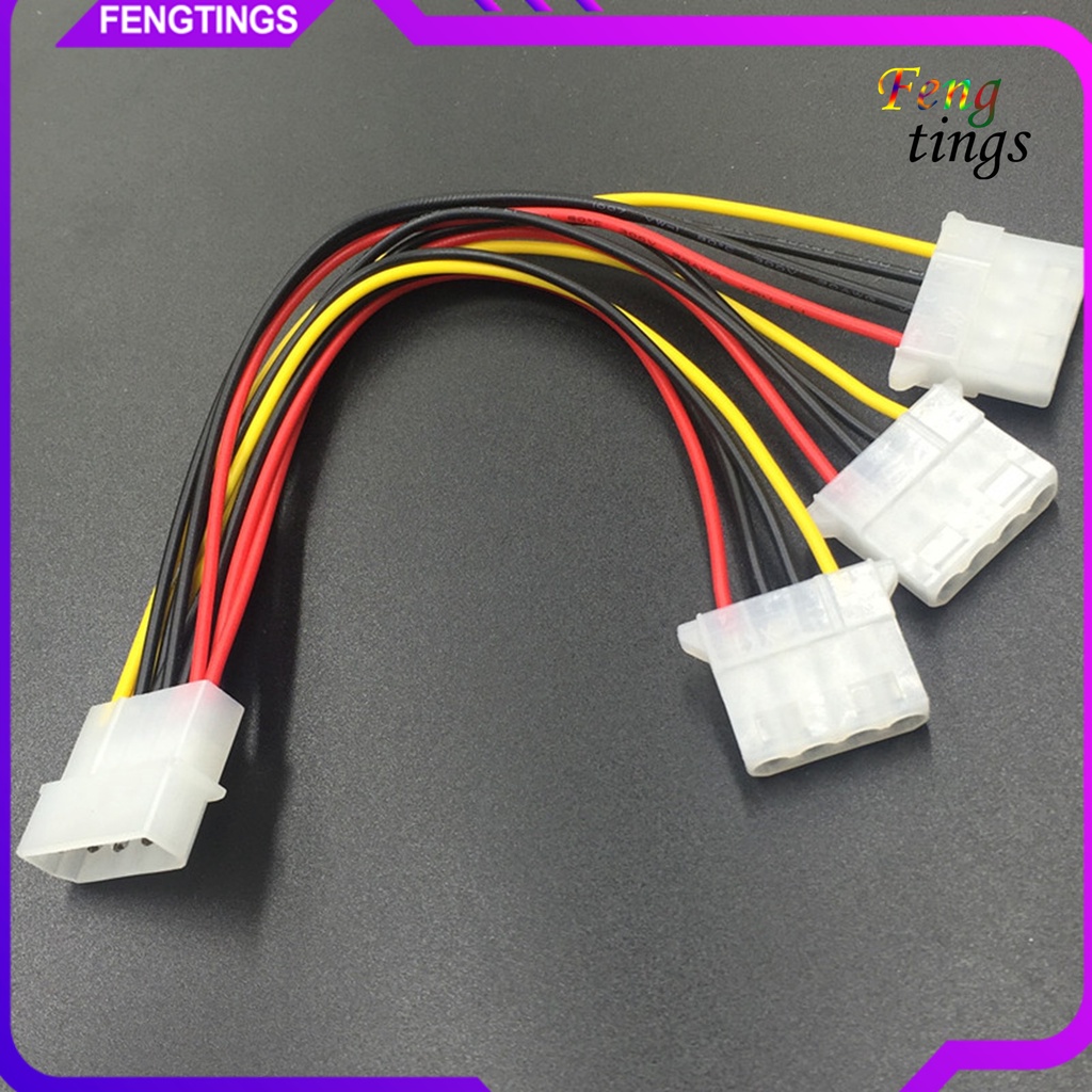 Dây Cáp Chuyển Đổi Nguồn Ide Sang Ide Molex Dài 20cm 4-pin 1-to-3 Cho Máy Tính