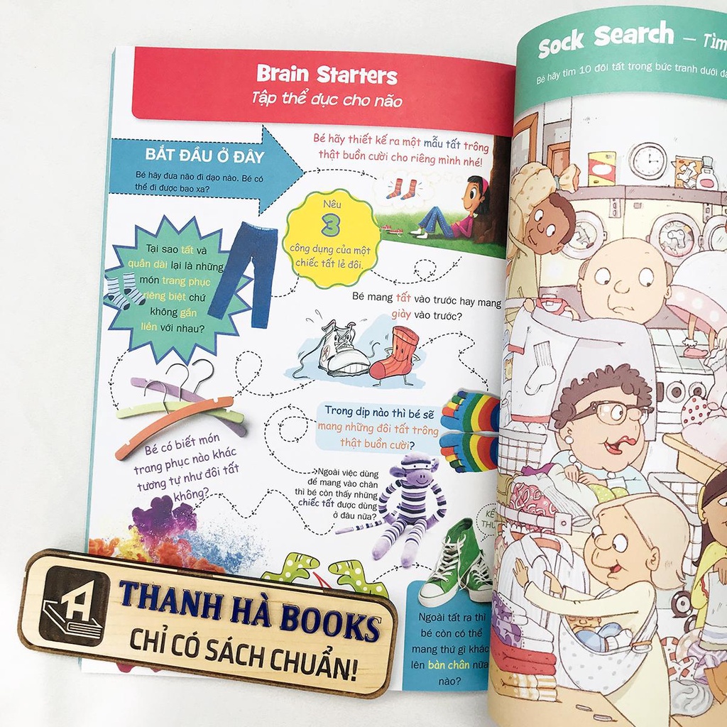 Sách - Hidden Pictures – Học tiếng Anh qua hình vẽ 101 - Trái Tim, Trái Chuối, Chiếc Tất, Bàn Chải... (Lẻ tùy chọn)