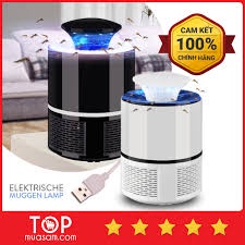 Đèn bắt muỗi, máy đuổi côn trùng hình trụ đầu cắm USB