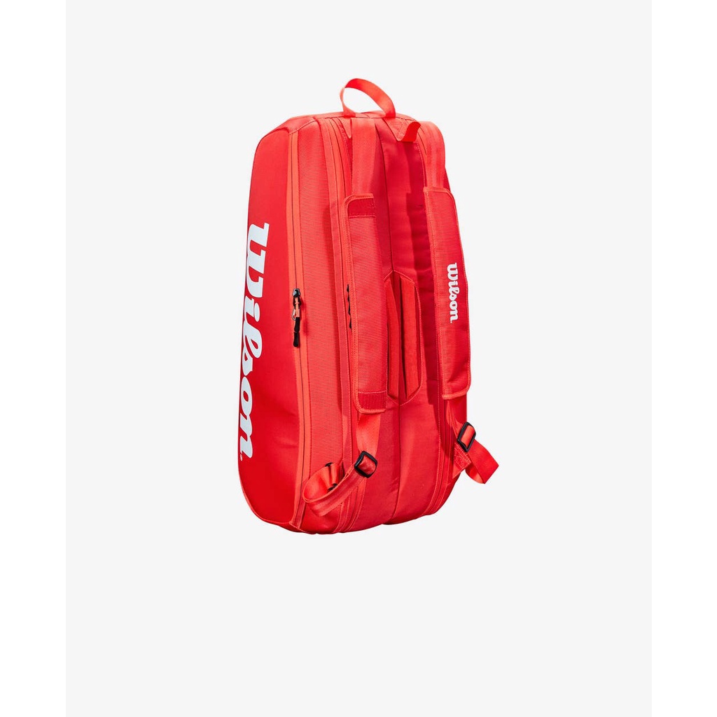 Bao vợt wilson super tour 2 ngăn tennis bag red