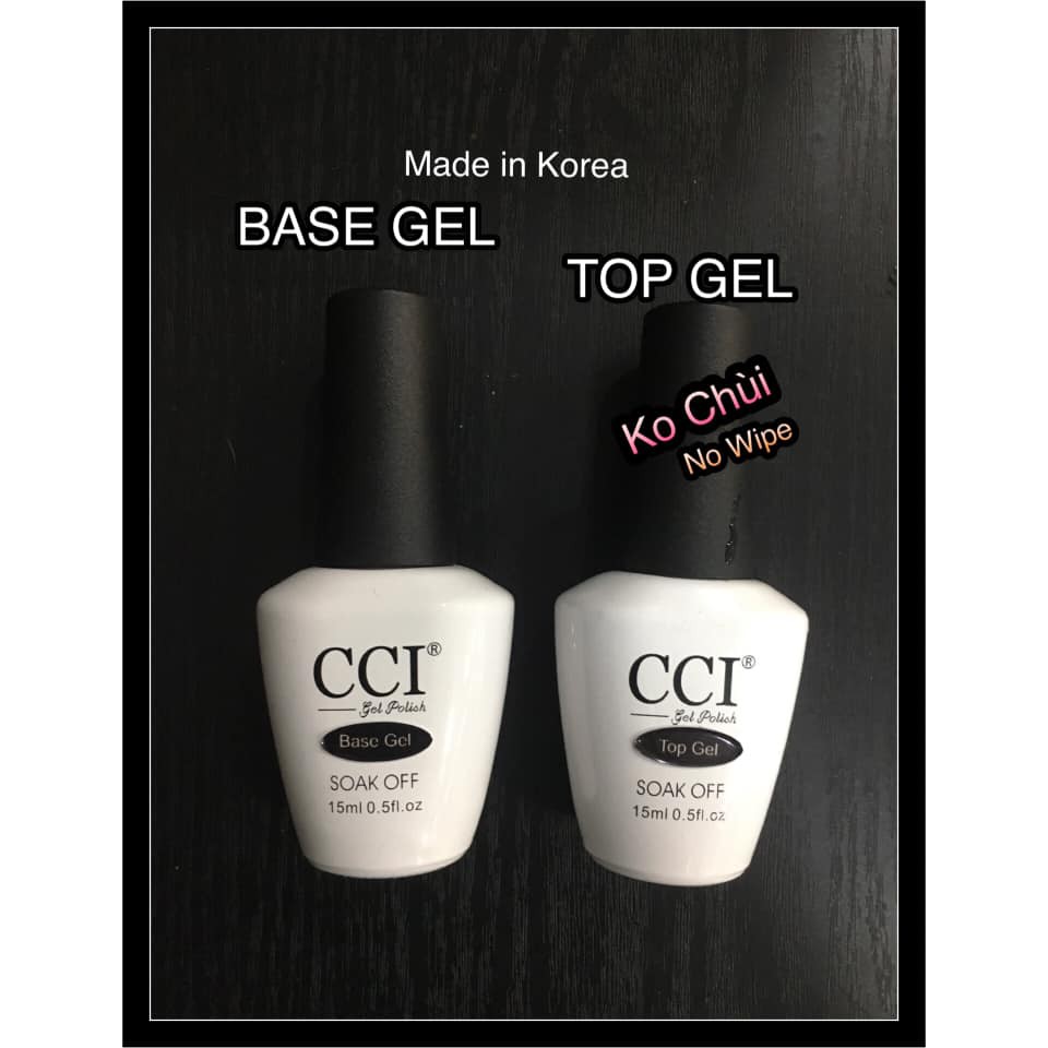 CẶP BASE GEL VÀ TOP GEL CCI