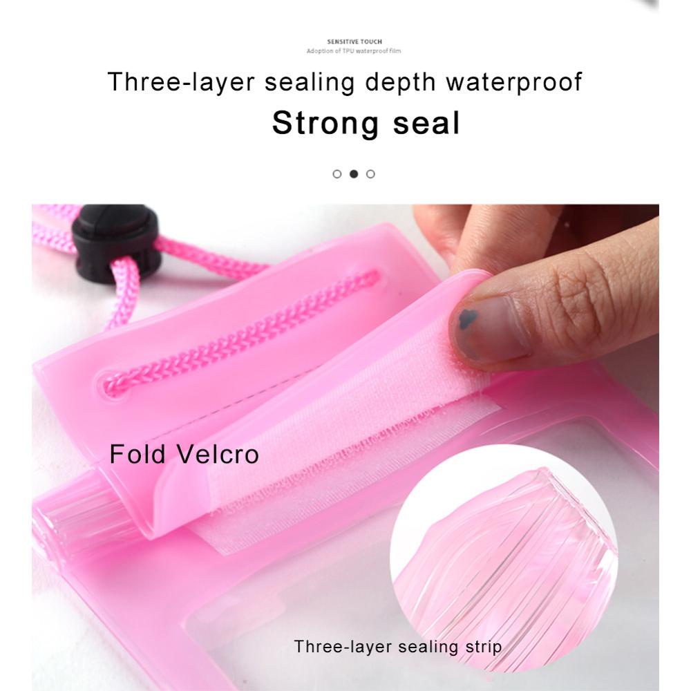Túi Đựng Điện Thoại Chống Thấm Nước 3 Lớp 6 inch Thông Dụng