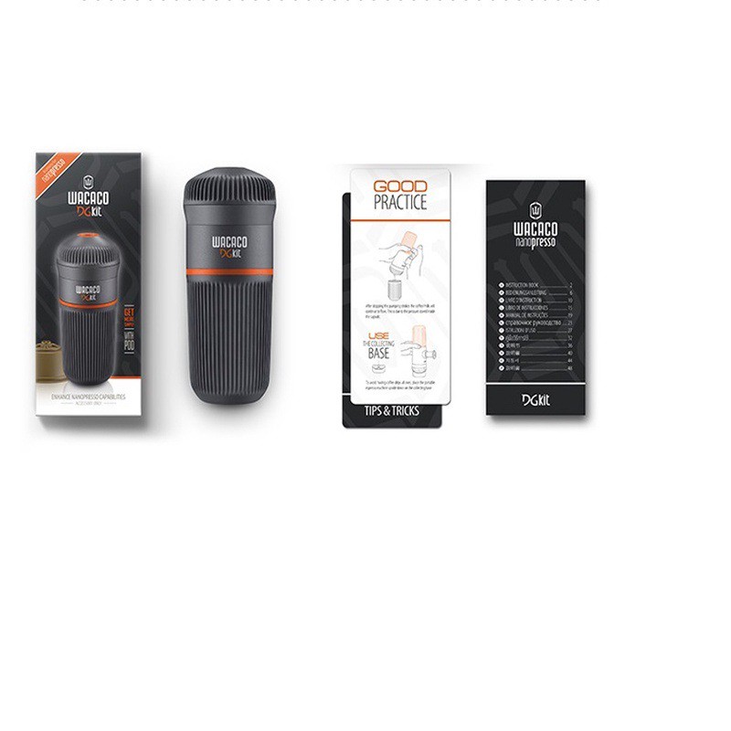 Bộ Phụ Kiện WACACO Nanopresso - Tương thích Với Viên Nang Cà Phê Wacaco DG Kit Tặng Kèm Kệ Để Đứng Tiện Lợi