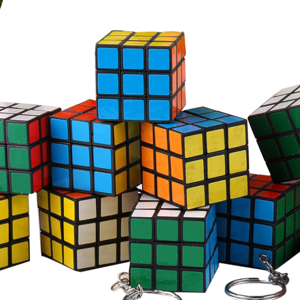 Móc chìa khóa hình khối rubik độc đáo