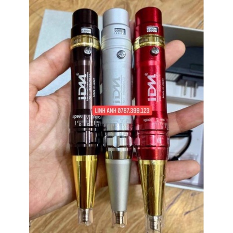 Máy Phun Xăm IDM Tích Điện Sạc Chân Nhỏ