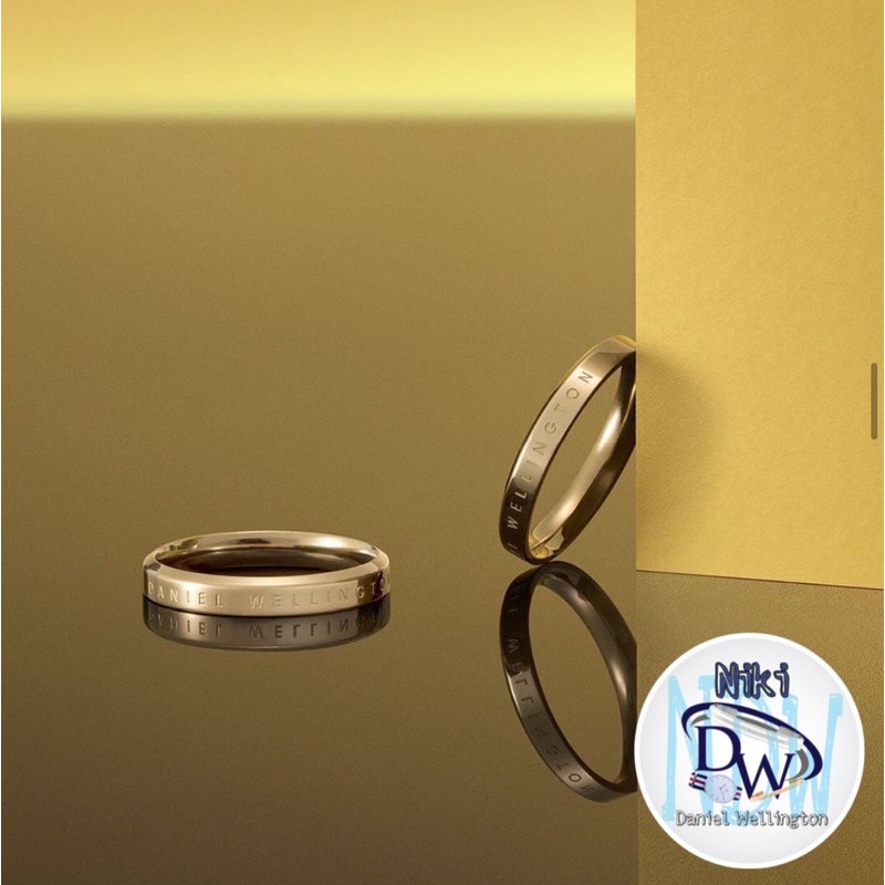 Nhẫn dw danieIweIIington Gold Auth chinh hang 100 % [màu vàng kim]