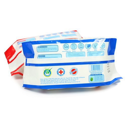 KHĂN GIẤY ƯỚT BABY THIÊN PHÚC GÓI 100 TỜ KHÔNG MÙI CHO BÉ