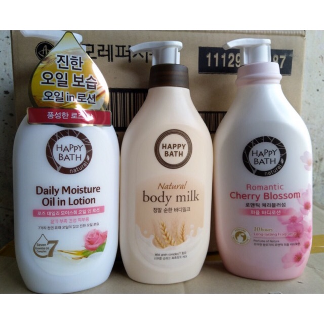 Sữa Dưỡng Thể Happy Bath Natural Body
