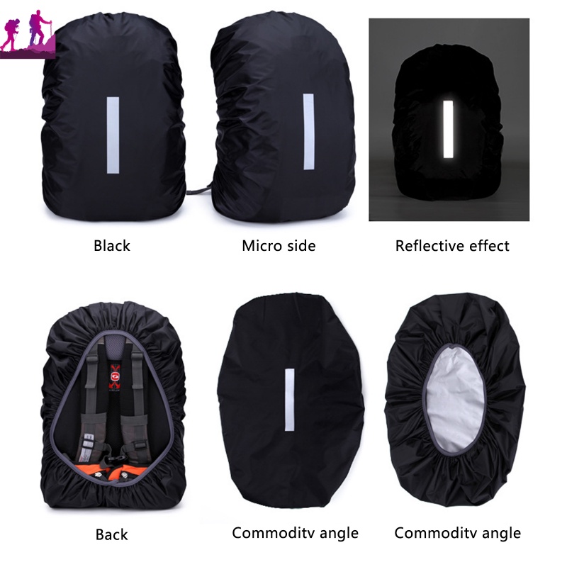 Vỏ Bọc Balo Phản Quang Siêu Nhẹ Chống Thấm Nước/Bụi Bẩn Mang Đi Cắm Trại/Leo Núi/Cắm Trại 25-70L