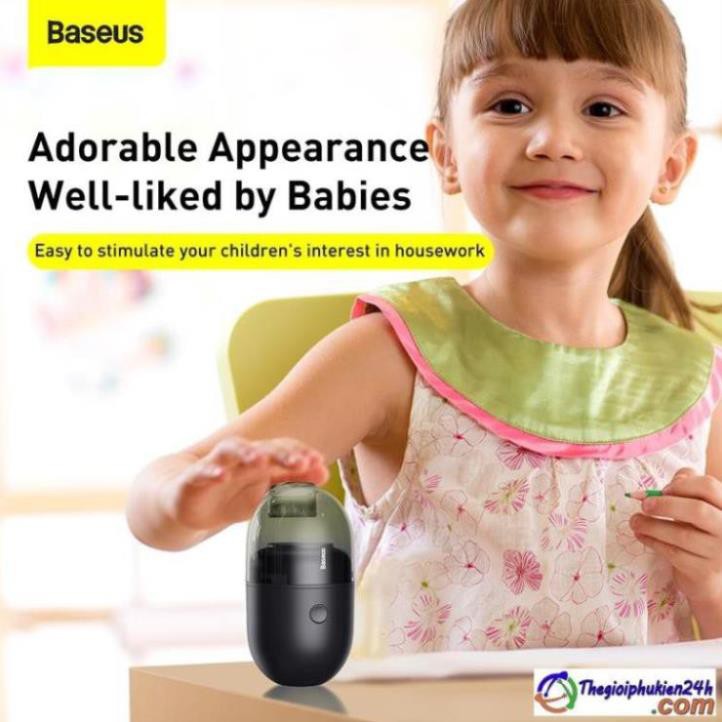 Máy Hút Bụi Mini Baseus C2 Nhỏ Gọn Vệ Sinh Bàn Phím Máy Tính | BigBuy360 - bigbuy360.vn