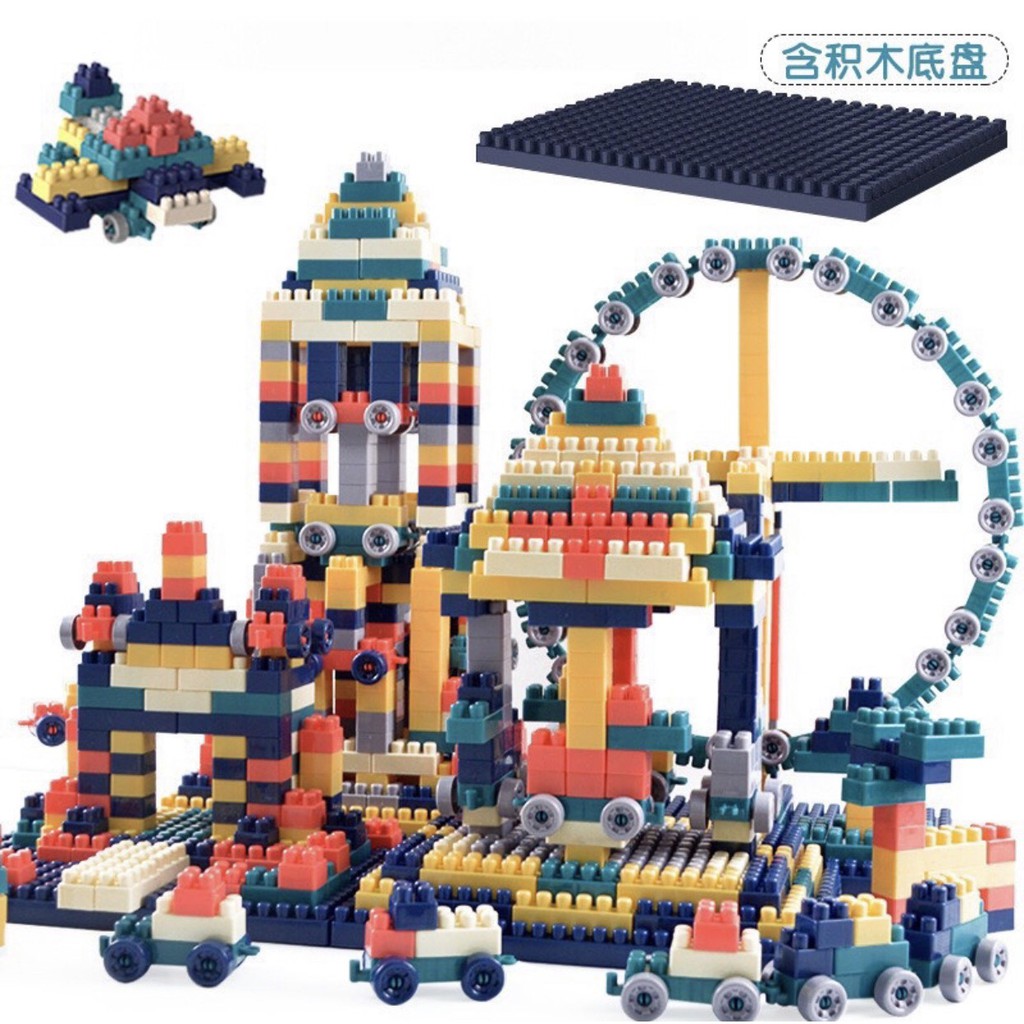 Hộp lego 520 chi tiết và 108 chi tiết đồ chơi xếp hình cho bé