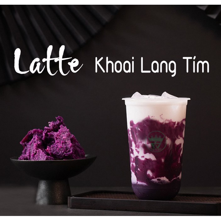 Trà Sữa Khoai Lang Tím Chính Sơn (Sweet Potato Latte) 750g - Nguyên Liệu Pha Chế Đồ Uống, 100% Tự Nhiên