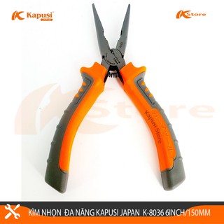 Kìm mỏ nhọn kapusi 6" K-8036