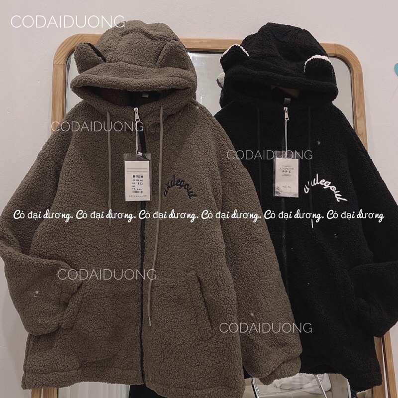 áo khoác lông tai gấu | BigBuy360 - bigbuy360.vn