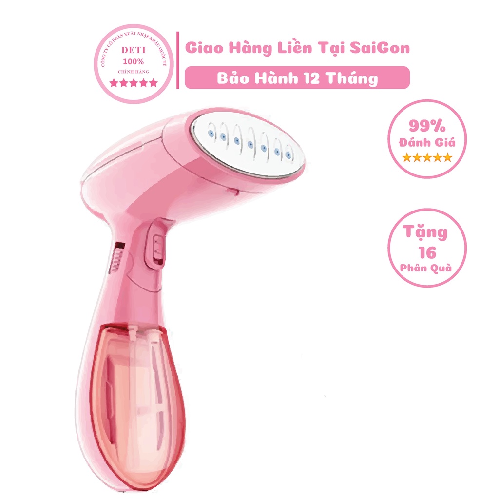 Máy ủi hơi nước cầm tay, bàn ủi hơi nước cầm tay mini quần áo gấp gọn đi du lịch chính hãng bảo hành 24 tháng