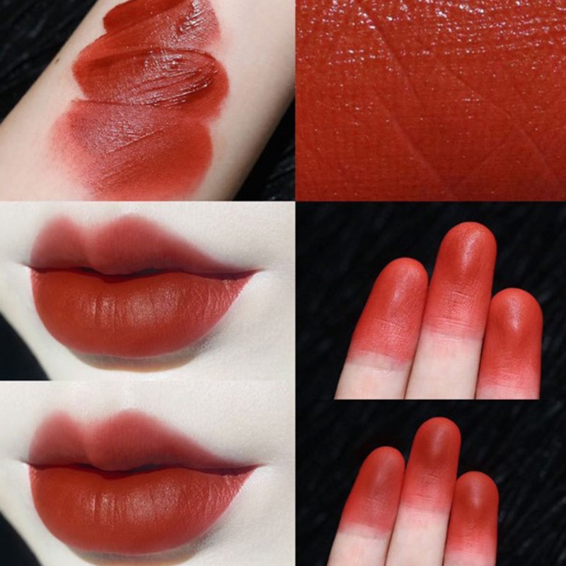 Son Bộ 3 Thỏi Son Kem Lì Herorange Mềm Mịn Hộp Đựng Son Môi Chống Thấm Nước Lâu Dài