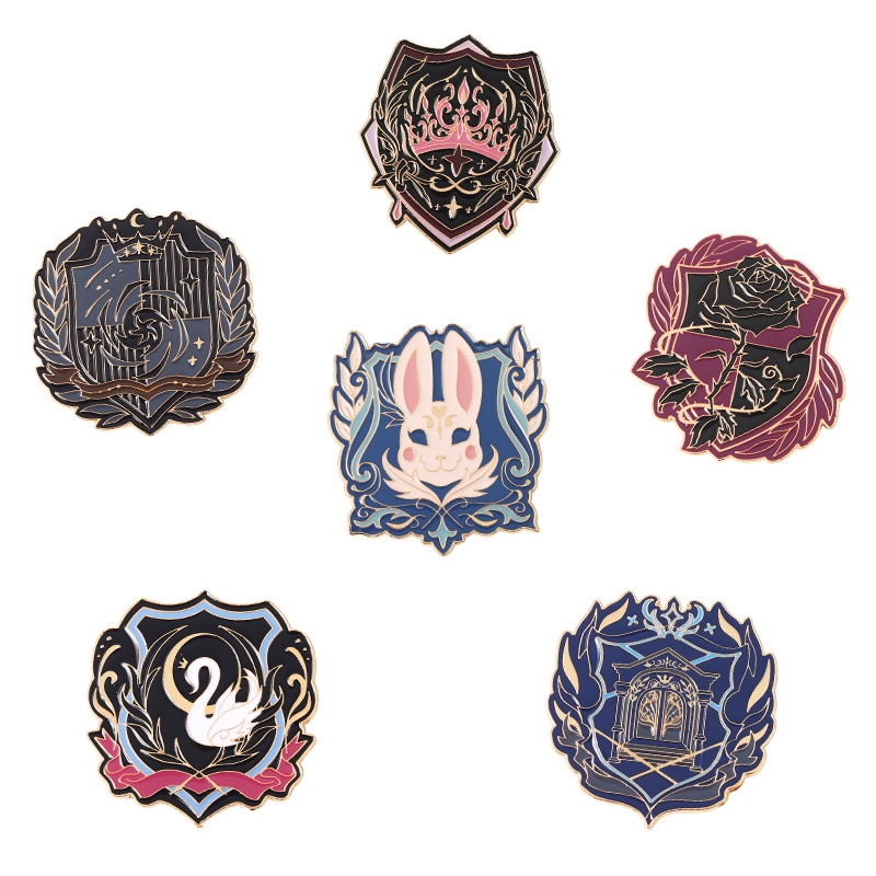 Ghim cài áo QIHE JEWELRY 6 phong cách làm quà tặng cho bạn bè