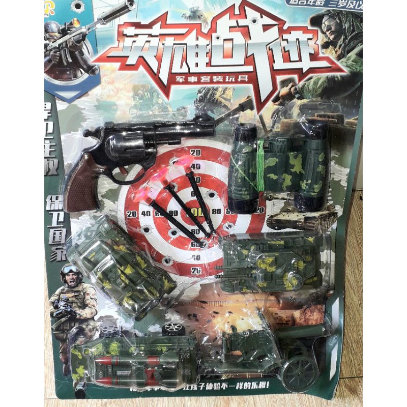 Sét Các mô hình tập trận trong game pubg bằng nhựa