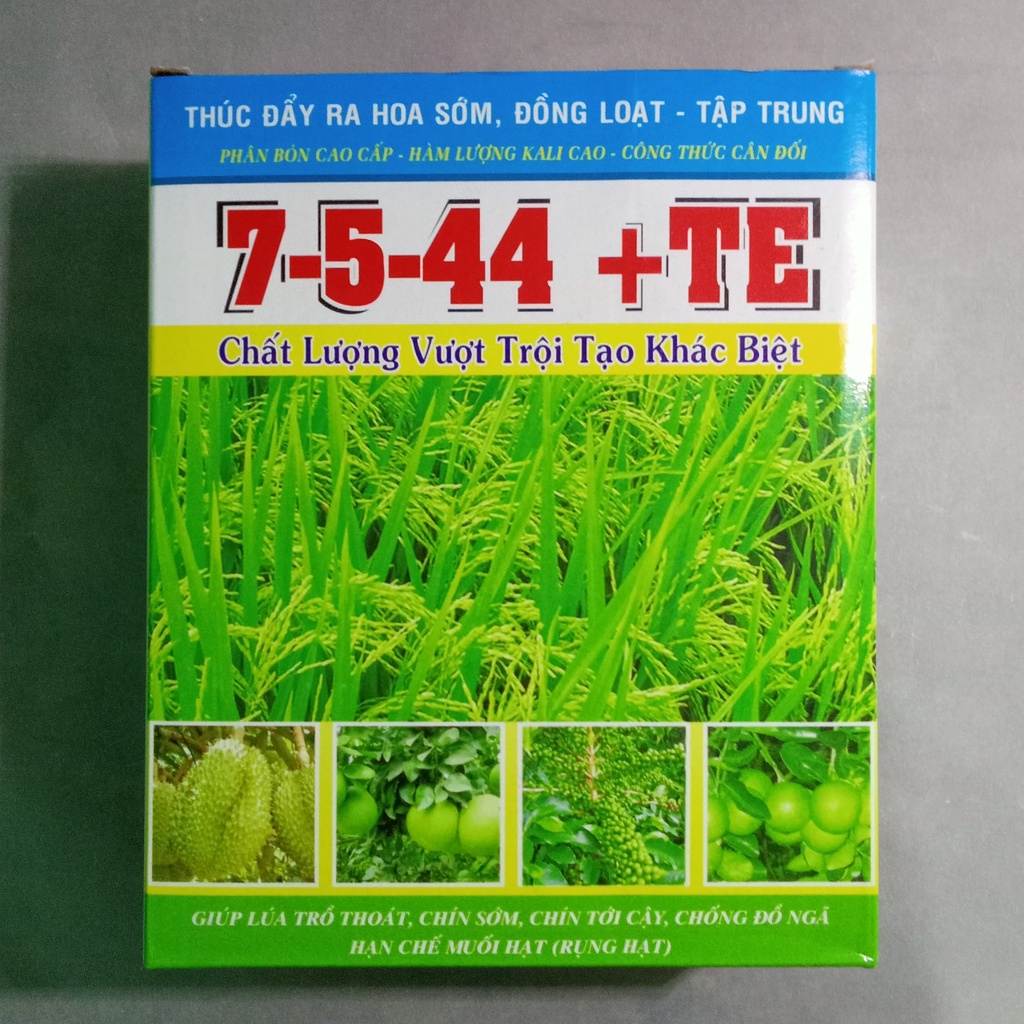 Phân bón lá hỗn hợp NPK 7-5-44+TE Hộp 1kg