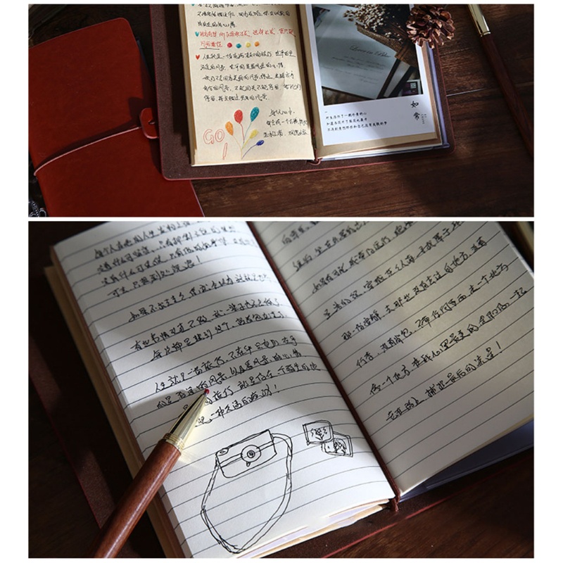 Sổ Tay Bìa Da Phong Cách Vintage Độc Đáo