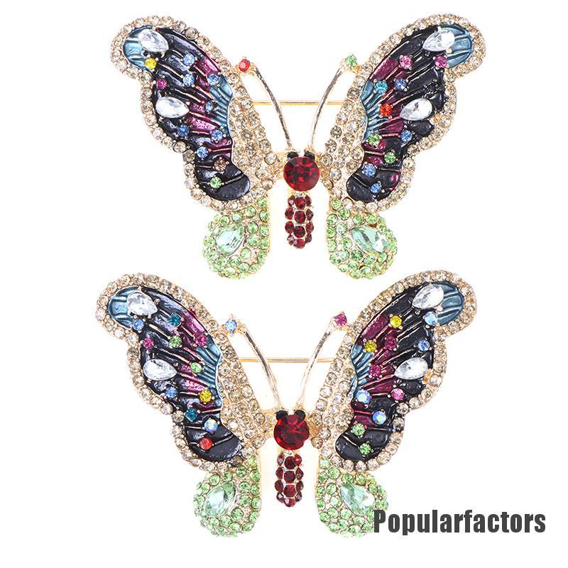 Ghim Cài Áo Hình Bướm Sang Trọng