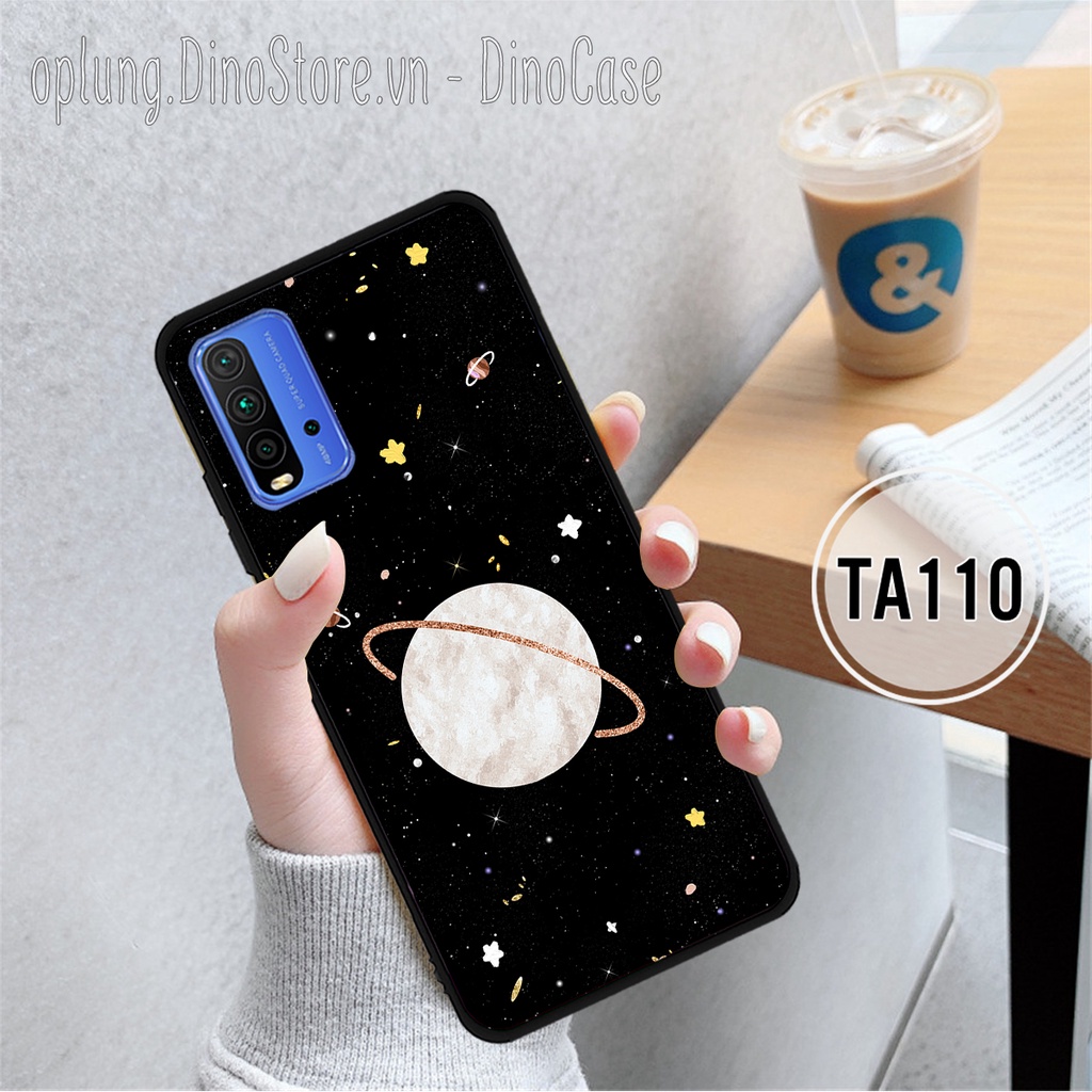 Ốp lưng Xiaomi Redmi 9/9A/9C - Redmi 9T/PocoM3 - Ốp điện thoại Xiaomi in hình phi hành gia vũ trụ astronauts đáng yêu.