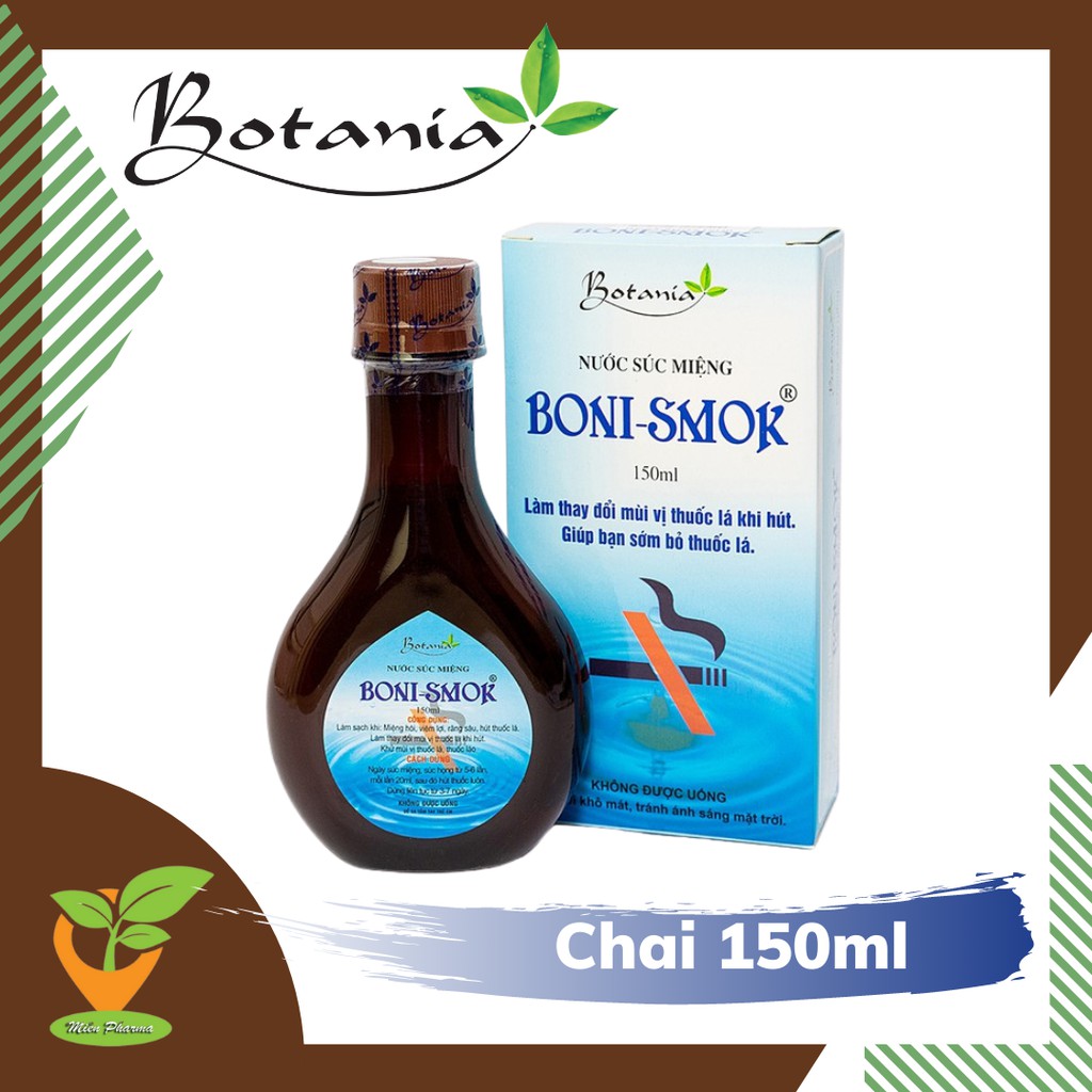 Nước súc miệng Boni Smok - Nước súc miệng cai thuốc lá [BoniSmok]