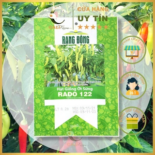 Hạt Giống Ớt Sừng Rado 122 Gói 0.2g (Ớt Sừng Trâu)
