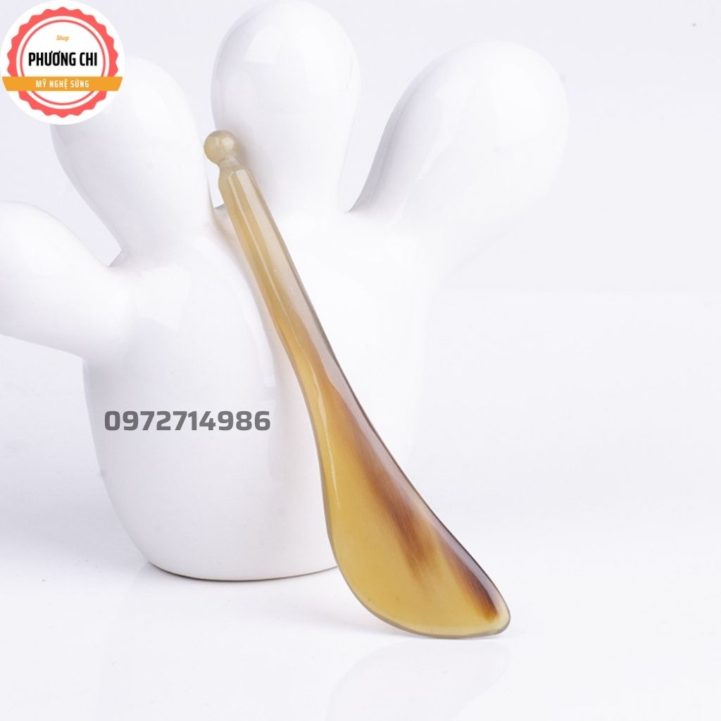 Cây Massage mặt nâng cơ mặt bằng sừng xóa tan quần thâm mắt, dụng cụ mát xa mặt | Mỹ nghệ phương chi