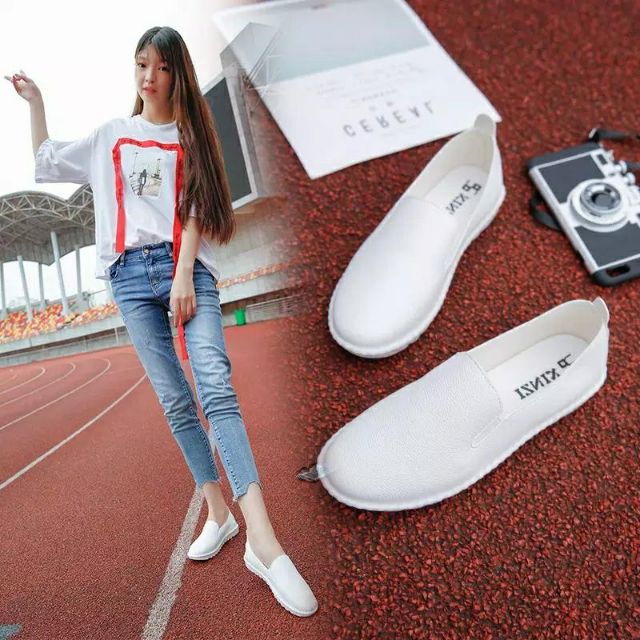 Giày slip on da mềm | WebRaoVat - webraovat.net.vn