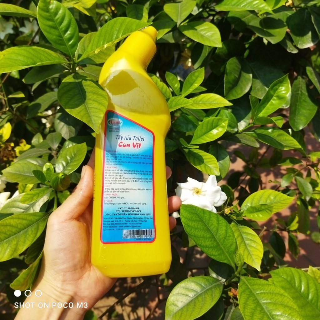 Nước tẩy rửa bồn cầu - tẩy rửa toilet con vịt tracatu 500ml diệt khuẩn cực mạnh