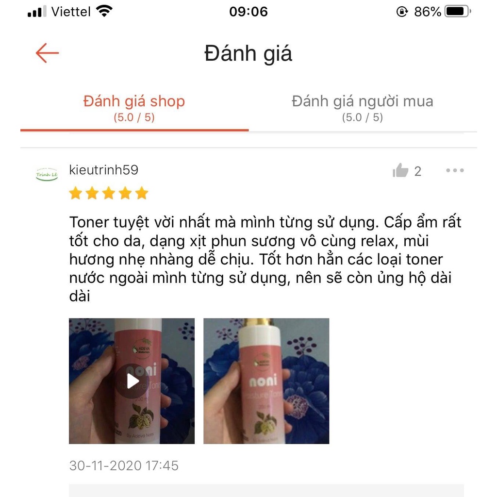 Toner, Nước Hoa Hồng Cấp Nước Dưỡng Ẩm Cho Mọi Loại Da- Adeva Noni 120ml | BigBuy360 - bigbuy360.vn