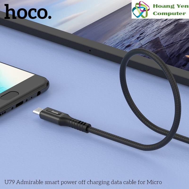 Cáp Sạc Nhanh MICRO USB Hoco U79 Dây Dù Dài 1.2M - BH 6 Tháng 1 đổi 1  - Hoàng Yến Computer